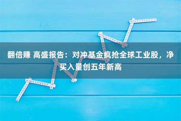 翻倍赚 高盛报告：对冲基金疯抢全球工业股，净买入量创五年新高